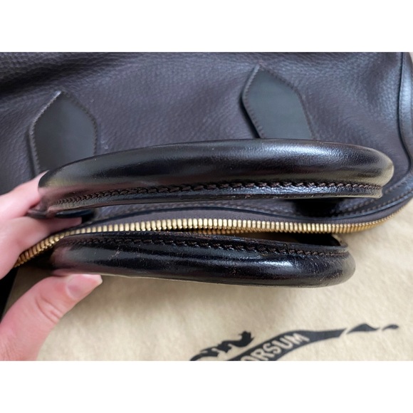 Burberry Orchard Bowling Handbag | Dark Chocolate - Picture 8 of 15